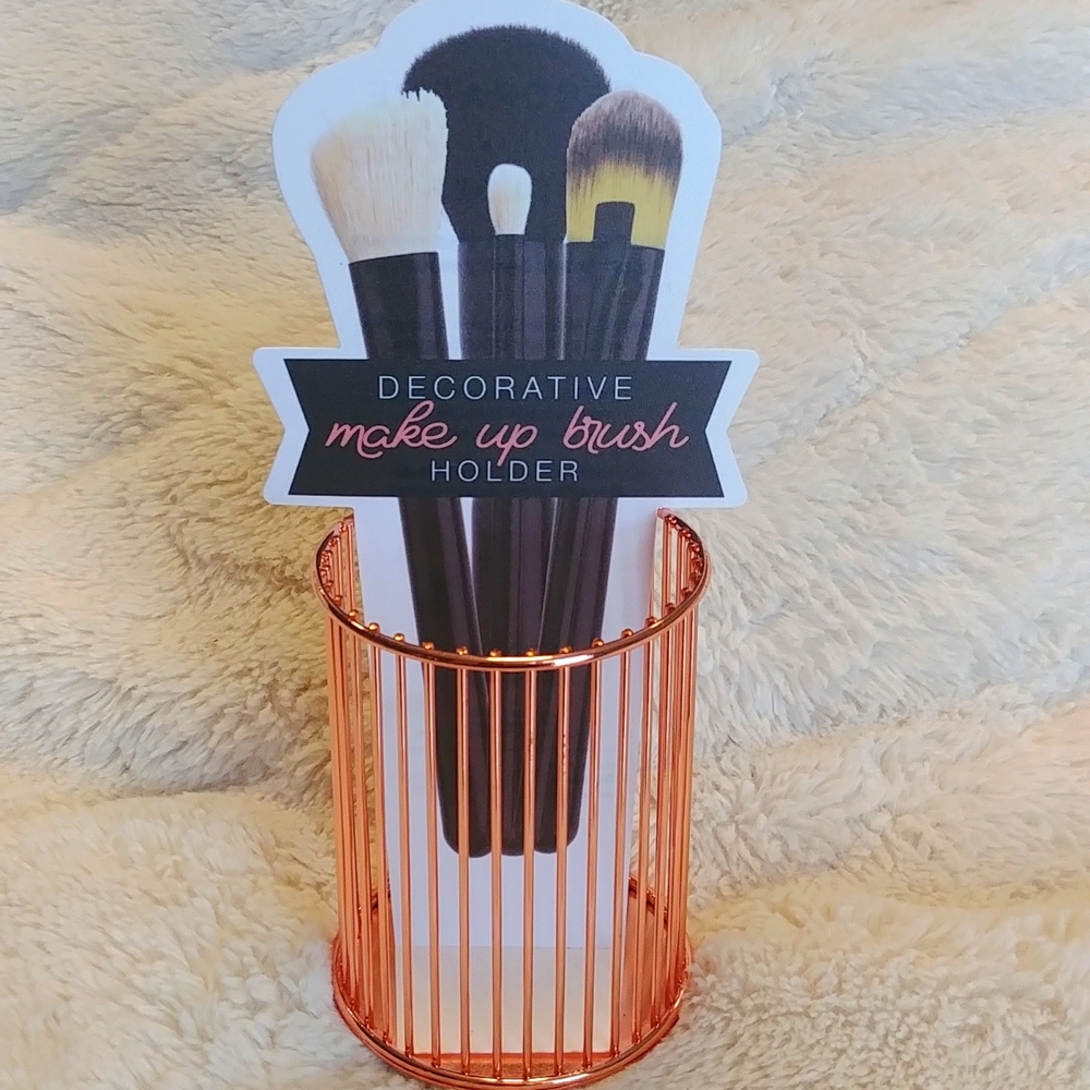 🎉2/$16 NEW Rose Gold Makeup Brush Holder